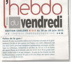 Hbedo du vendredi juin 2015